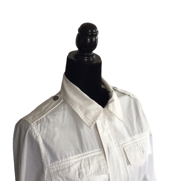 Zadig & Voltaire KAYAK MILI Embroidered Butterfly Zip Front Utility Jack, S - Picture 4 of 14